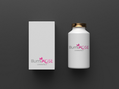 Cosmetics Logo Design - Rose Logo - Beauty Product Logo