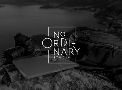 Logo for No Ordinary Studio branding design flat graphic design logo