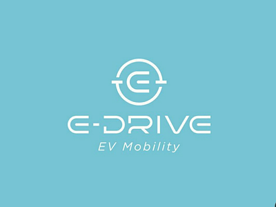 Logo E-Drive branding flat graphic design logo logo design visual identity
