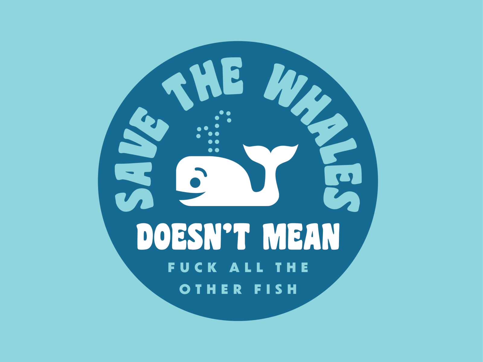 Save The Whales by Danielle Podeszek on Dribbble