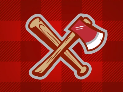 Jamestown Flanneljax Baseball baseball flannel logo lumberjack sports