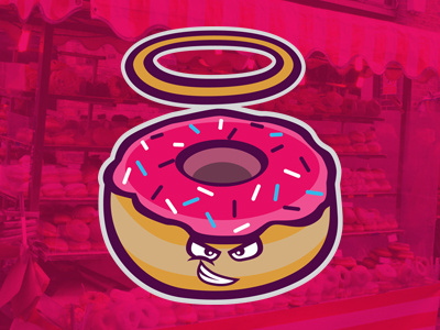 Holy Donuts Baseball Team baseball donuts logo sports sports logo sweet