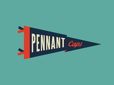 Pennant Caps Logo baseball cap hat pennant