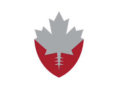 CFL Player Inspired Series canada cfl flat logo football logo maple leaf sports logo