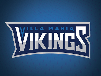 Villa Maria College Main Wordmark buffalo sports branding sports logo viking vikings villa maria villa maria college