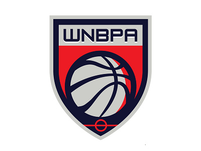 WNBPA basketball bball logo shield sports design wnba wnbpa