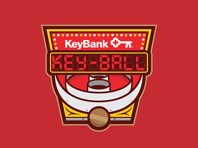 KeyBank Key-Ball arcade buffalo buffalo sabres hockey keyball keybank logo skeeball sports logo