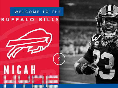 Buffalo Bills Free Agency buffalo buffalo bills flat design football free agency free agent nfl social media sports design template