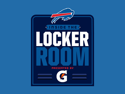 Inside the Locker Room - Presented By Gatorade buffalo buffalo bills football gatorade logo design nfl sports sports branding sports logo