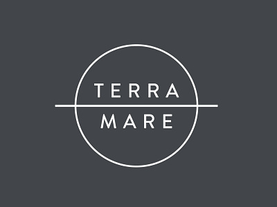 Terra Mare line art logo minimalist minimalist logo simple logo design terra mare terra mare fl terra mare florida