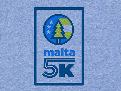 Malta 5k Logo 5k 5k logo badge design race tshirt racing logo running apparel running logo tshirt design upstate