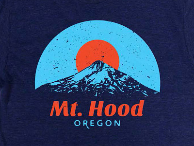 Mt Hood Apparel hiking mountain mountain shirt mt hood oregon outdoor apparel pacific northwest pct tshirt designer
