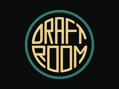 Draft Room art deco beer brewery brewery logo buffalo craft beer labatt logo retro vintage