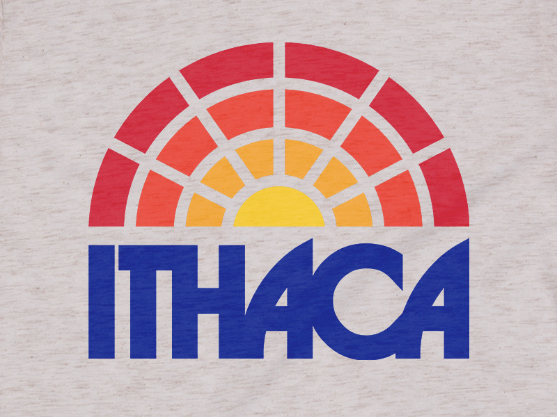 Ithaca New York thick lines vintage retro sunset waterfalls hiking camping upstate new york upstate ithaca