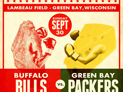 Eagles vs. Falcons Game Day Poster by Ryan Lynn on Dribbble