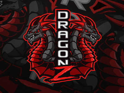 DragonZ Mascots Logo For Gamers branding design esportlogo esports esports mascot esportslogo gamers graphic design illustration logo mascot character