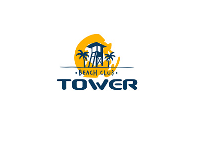 Beach Club is very relax adobe illustration beach club branding illustration logo design