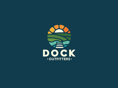 || Dock Outfitters design logo neture design neture logo outfitters wild