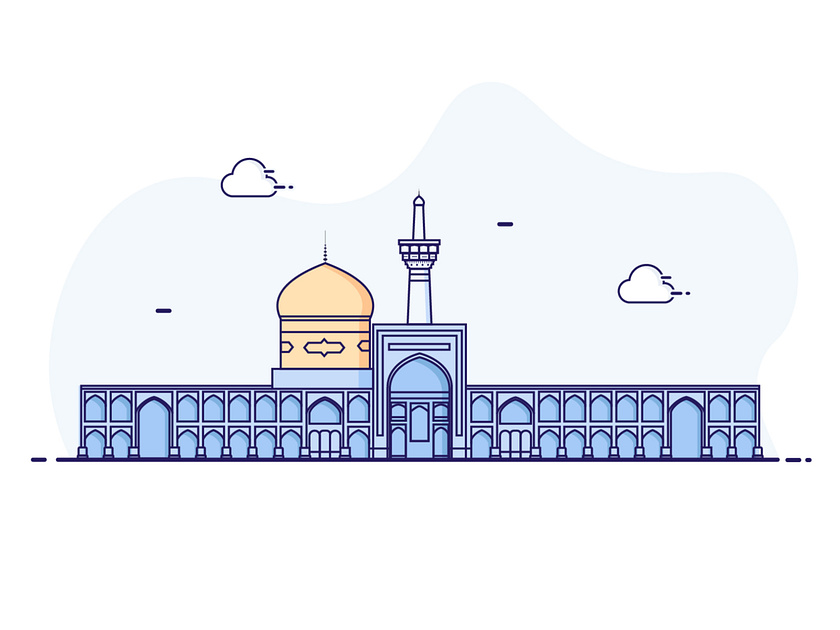 Imam Reza shrine by Pooya Beik on Dribbble