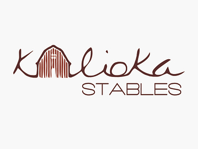 Kalioka Stables Branding branding horse logo stable