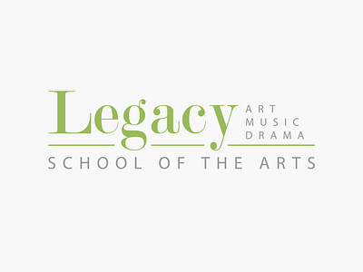 Legacy SOA Logo branding logo school