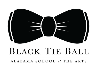 Black Tie Ball Logo - Alabama School of the Arts