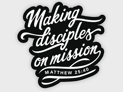 Church Typographic Shirt Design church design missions shirt design typography