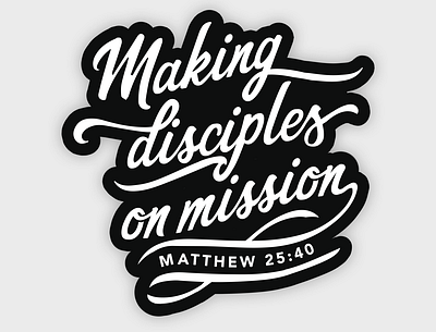 Church Typographic Shirt Design church design missions shirt design typography