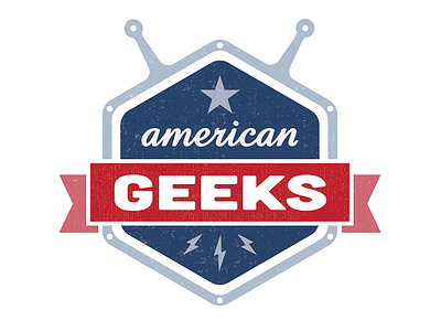 American Geeks grunge logo