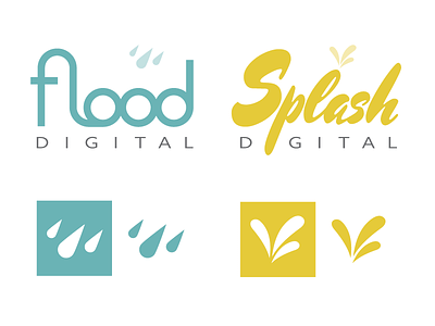 Flood/Splash Branding branding logo