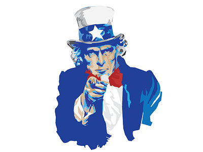 Uncle Sam illustration poster
