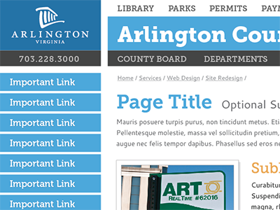 Arlington County Style Tile 2 tile website