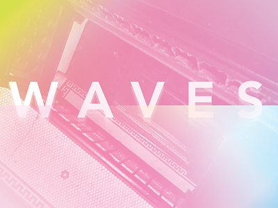 W A V E S III album cover cover mixtape music photography playlist typography