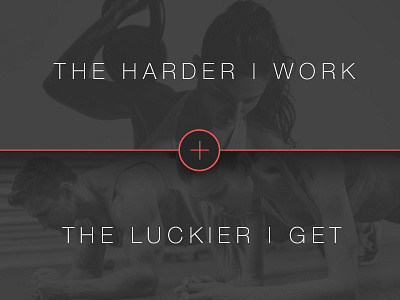 The Harder I Work... exercise fitness fitspo health health and wellness personal training training