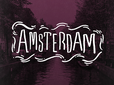 Amsterdam Haze amsterdam haze lines typography