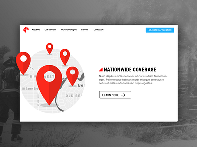 Web Ui branding homepage homepage design insurance safety uidesign web ui