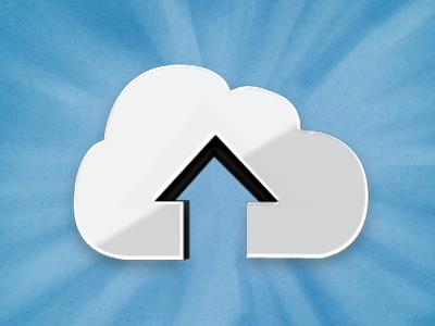 Upload to the Cloud cloud icon mobile ui upload