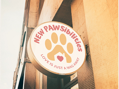 New PAWSibilities Rebrand - Signage branding design logo