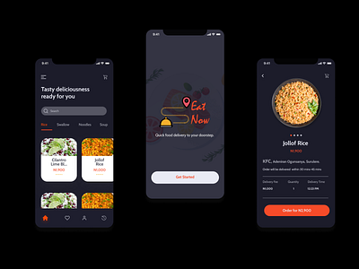 Food delivery app dashboard dashboard ui illustration mobile app design mobile design mobile ui uidesign uiux user userinterface