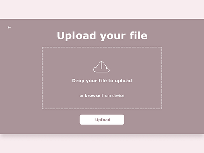 Day 031- File upload dailyui design ui ux uidesign userinterface