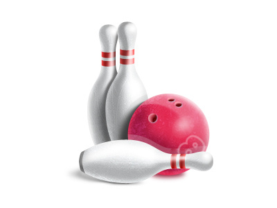 Bowling bowling game icon skittle