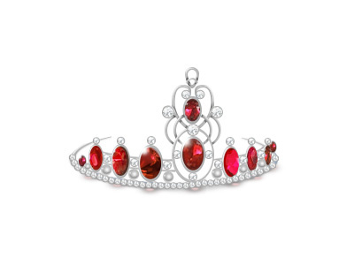 Tiara diamond icon illustration luxury queen tiara