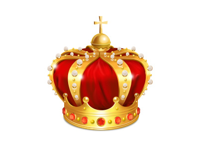 Crown crown gold icon illustrations king luxury pearl