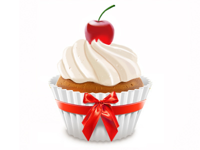 Cake cake cherry delicious gift icon