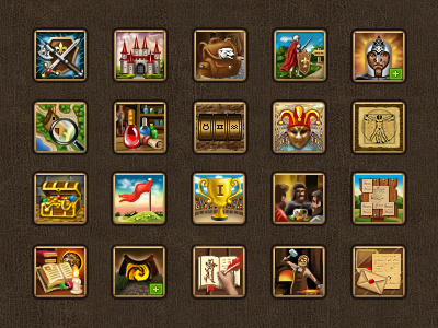 Online game icon knights old war