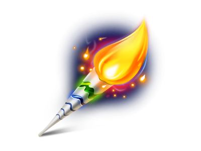 Rio 2016 Torch 2016 icon illustration olympic game rio sport torch