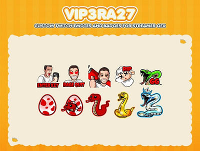 Custom emotes for twitch, youtube, discord and facebook custom emotes twitch discord emotes facebook emotes loyalty badges sub badges sub emotes twitch sub emotes twitchemotes unique emotes youtube emotes