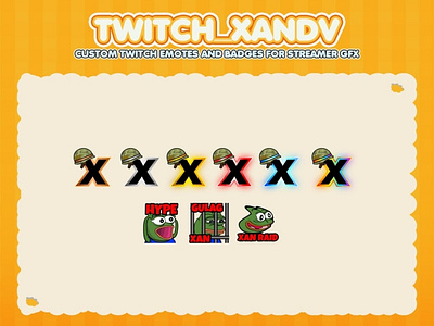 Custom emotes for twitch, youtube, discord and facebook