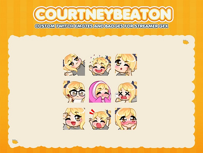 Custom emotes for twitch, youtube, discord and facebook chibi art custom emotes twitch cuteemotes discord emotes emotes for twitch facebook emotes girls emotes twitchemotes unique emotes youtube emotes