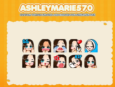 Custom emotes for twitch, youtube, discord and facebook chibi emotes custom emotes twitch cute girls emoji discord emotes emotes for twitch facebook emotes gils emotes twich emotes twitch affiliate youtube emotes